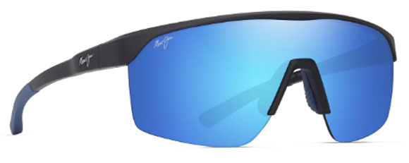 MJM216 MAUI JIM PALUNA B595-02A MATTE BLACK / BLUE HAWAII