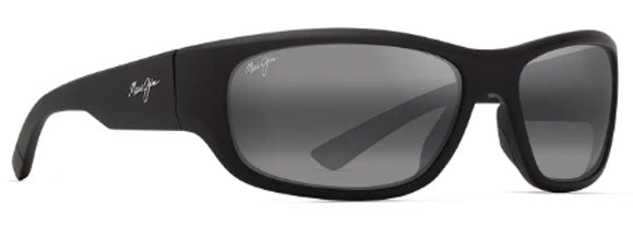 MJM202 MAUI JIM MA'UKELE 682-02 MATTE BLACK / NEUTRAL GREY