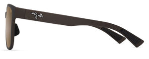 MJM179 MAUI JIM PAULELE ASIAN FIT H660-01 MATTE BROWN / HCL BRONZE