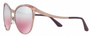 BV001 BVLGARI BV6083 20217E 56 ROSE GOLD / SILVER MIRRORED PINK