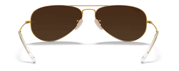 Z94 RAY-BAN AVIATOR LARGE METAL RB3025 112/19 58 MATTE ARISTA / GRAY MIRRORED GREEN