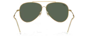 RB335 RAY-BAN AVIATOR REVERSE  RBR0101S 001/VR 62 GOLD / GREEN