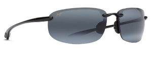 MJ427 MAUI JIM HOOKIPA 407-02 64 GLOSS BLACK / NEUTRAL GREY
