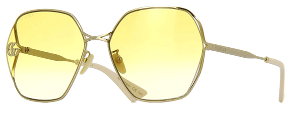 G52 GUCCI GG0818SA 004 63 GOLD / YELLOW