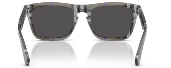 BB041 BURBERRY BE4434 414787 57 CHECK LICHEN / DARK GREY