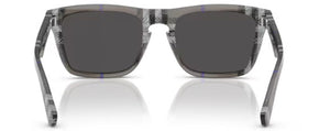BB041 BURBERRY BE4434 414787 57 CHECK LICHEN / DARK GREY