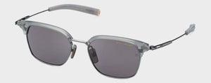 DL59 DITA DLS410-A-02-A 52 SATIN CRYSTAL  GREY - ANTIQUE SILVER  / SEA  LENS GREY POLARIZED