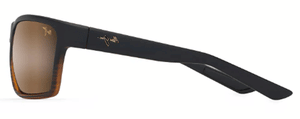 MJ454 MAUI JIM ALENUIHAHA H839-25C 64 DARK BROWN STRIPE / HCL BRONZE