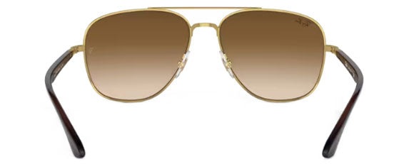 RB529 RAY-BAN RB3683 001/51 56 ARISTA GOLD / CLEAR GRADIENT BROWN