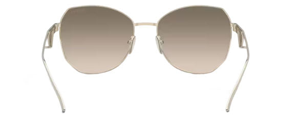 PR166 PRADA PR 57YS ZVN3D0 57 PALE GOLD / LIGHT BROWN GRADIENT LIGHT GREY