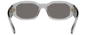 VE155 VERSACE VE4361 311/6G 53 TRANSPARENT GRAY  LIGHT GRAY MIRRORED SILVER
