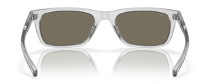CT003 COSTA TYBEE 06S2003 200302 52 SHINY LIGHT GRAY CRYSTAL  BLUE MIRRORED POLARIZED