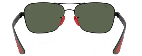 RB632 RAY-BAN RB8336M F00271 58 MATTE BLACK / DARK GREEN