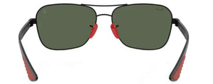RB632 RAY-BAN RB8336M F00271 58 MATTE BLACK / DARK GREEN