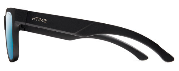 SM22 SMITH LOWDOWN 2 20094100356QG MATTE BLACK  / CHROMA POP BLUE MIRRORED POLARIZED
