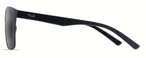 MJM053 MAUI JIM HONOKALANI 455-02 57 MATTE BLACK / NEUTRAL GREY
