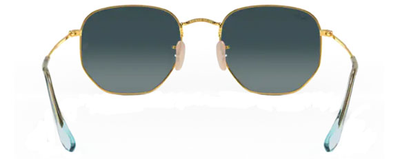E54 RAY-BAN HEXAGONAL  RB3548N 91233M 54 GOLD / BLUE