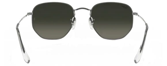 B102 RAY-BAN  HEXAGONAL RB3548N 004/71 54 GUNMETAL / LIGHT GRAY GRADIENT DARK GRAY