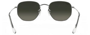 B102 RAY-BAN  HEXAGONAL RB3548N 004/71 54 GUNMETAL / LIGHT GRAY GRADIENT DARK GRAY
