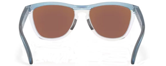 OK162 OAKLEY FROGSKINS RANGE OO9284 928409 55 TRANSPARENT STONEWASH / PRIZM DEEP WATER MIRRORED POLARIZED