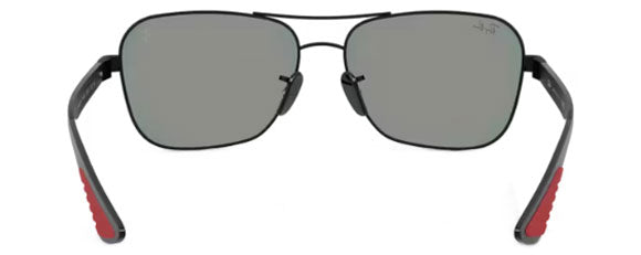 RB633 RAY-BAN RB8336M F1186P 58 MATTE BLACK / DARK GREY MIRROR BLUE RED