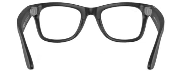 RB582 RAY-BAN META WAYFARER RW4006 601S1M 50 MATTE BLACK / TRANSITIONS  GRAPHITE GREEN PHOTOCHROMIC