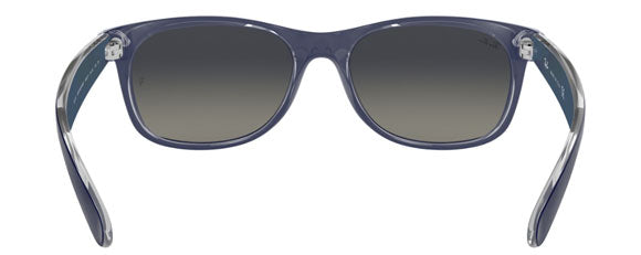 F6 RAY-BAN NEW WAYFARER RB2132 605371 55 BLUE / GREY