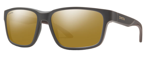 SM02 SMITH BASECAMP 201929FRE59QE MATTE GRAVY / CHROMA POP BRONZE MIRRORED POLARIZED