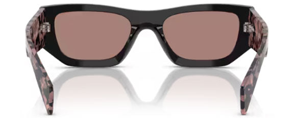 PR179 PRADA PR A01S 13P60B 53 BLACK / LIGHT BROWN