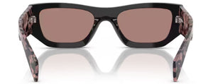 PR179 PRADA PR A01S 13P60B 53 BLACK / LIGHT BROWN
