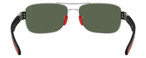 RB597 RAY-BAN RB3763M F03171 64 SILVER / DARK GREEN