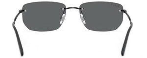RB700 RAY-BAN RB3768 002/81 56 BLACK / DARK GREY POLARIZED