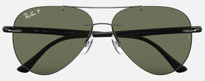 C161 RAY-BAN RB8058 004/9A 59 GUNMETAL / GREEN POLARIZED