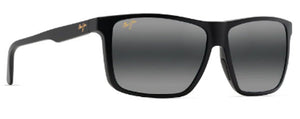 MJM169 MAUI JIM MYMAUI MAMALU BAY MM610-002 60 MATTE BLACK / NEUTRAL GREY