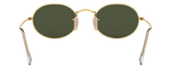 B180 RAY-BAN OVAL RB3547 001/31 54 ARISTA  / G-15 GREEN