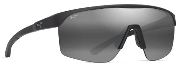 MJM215 MAUI JIM PALUNA 595-02 MATTE BLACK / NEUTRAL GREY