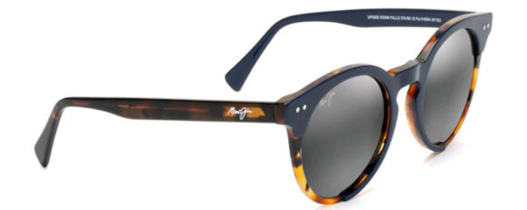 MJ471 MAUI JIM UPSIDE DOWN FALL 861-08 BLUE TORTOISE / NEUTRAL GRAY POLARIZED