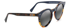 MJ471 MAUI JIM UPSIDE DOWN FALL 861-08 BLUE TORTOISE / NEUTRAL GRAY POLARIZED