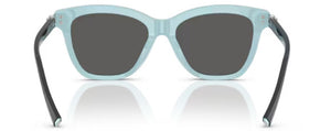 T194 TIFFANY TF4241D 8055S4 54 BLACK ON TIFFANY BLUE / DARK GREY