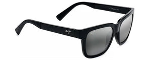 MJ398 MAUI JIM MANGOOSE 540-02 GLOSS BLACK / NEUTRAL GREY POLARIZED