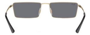 RB452 RAY-BAN EMY RB3741 92136V 56 GOLD  / DARK GREY FLASH SILVER