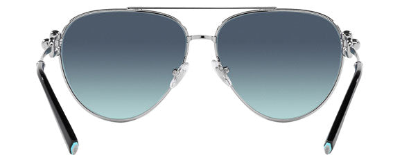 T136 TIFFANY TF3092 60019S 59 SILVER / AZURE GRADIENT BLUE