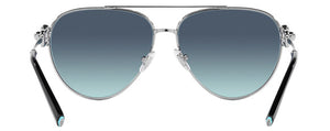 T136 TIFFANY TF3092 60019S 59 SILVER / AZURE GRADIENT BLUE