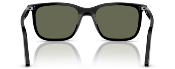PO183 PERSOL RENZO PO3357S 95/58 53 BLACK / POLAR GREEN POLARIZED