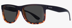 MS023 MADSON VINCENT 29-1602 54 BLACK TORTOISE FADE / GREY POLARIZED