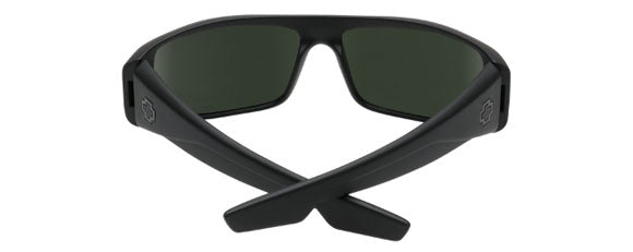 SY085 SPY LOGAN 670939973864 SOFT MATTE BLACK / HAPPY GRAY GREEN POLARIZED