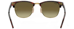RB156 RAY-BAN CLUBMASTER RB3016 990/7O 51 RED HAVANA  COPPER FLASH GRADIENT
