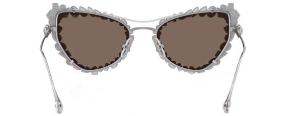 SW018 SWAROVSKI SK7011 4001AP 56 SILVER / CLEAR MIRRORED REAL PLATINUM