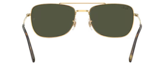 RB593 RAY-BAN RB3755 001/31 62 ARISTA GOLD / GREEN