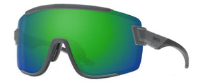 SM47 SMITH WILDCAT 201516RIW99X8 MATTE CEMENT   / CHROMAPOP GREEN MIRRORED